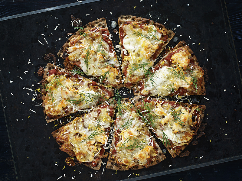 Leksandsknacke-pizza